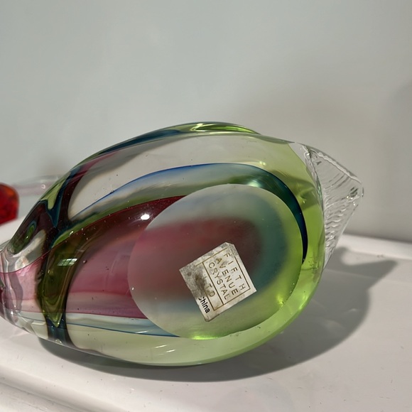 Fifth Avenue Crystal Swan. Vintage, Beautiful Multi-Color. Mid-century - Picture 14 of 17